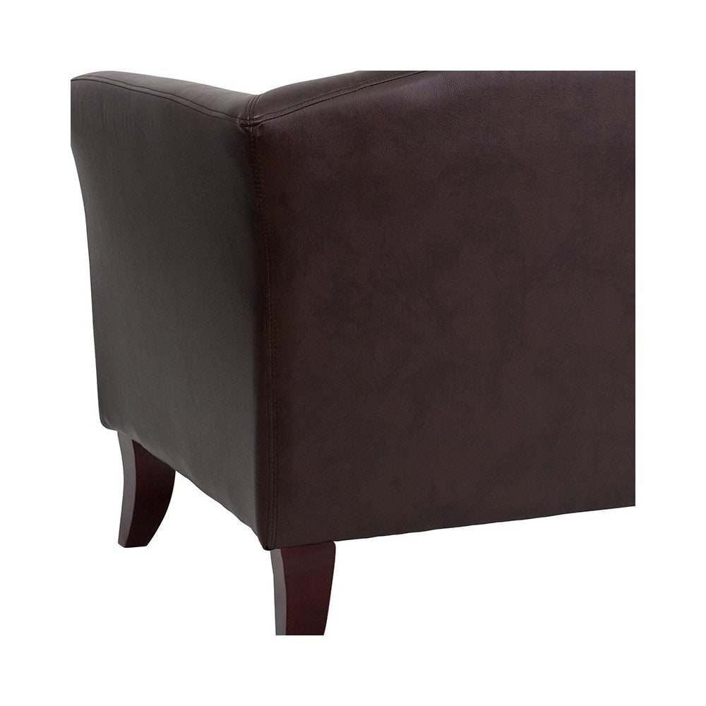 Brown LeatherSoft Loveseat