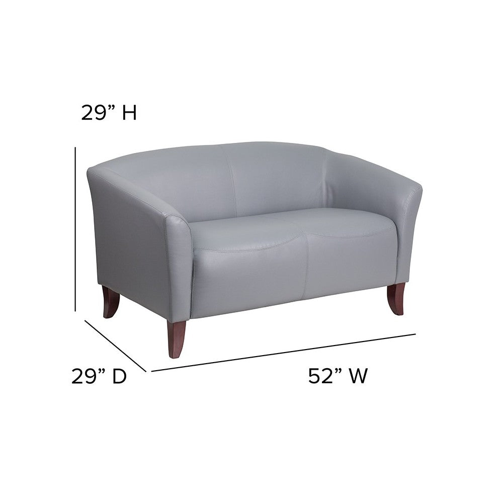 Brown LeatherSoft Loveseat