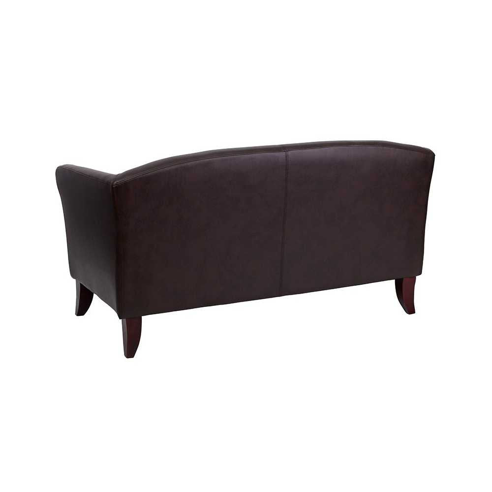 Brown LeatherSoft Loveseat