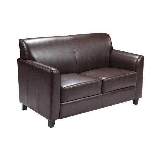Brown LeatherSoft Loveseat