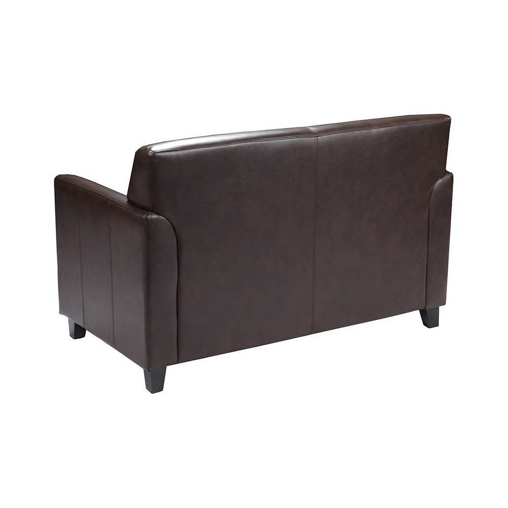 Brown LeatherSoft Loveseat