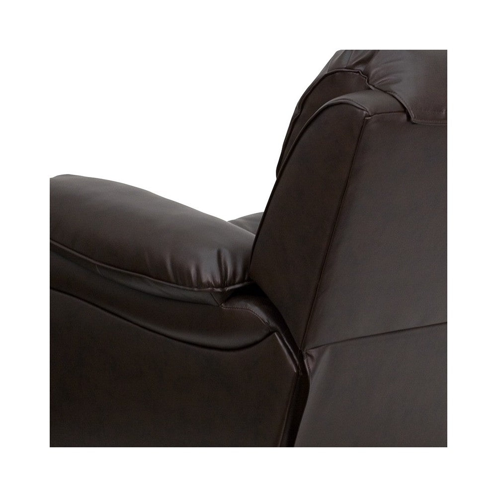 Brown LeatherSoft Rocker Recliner