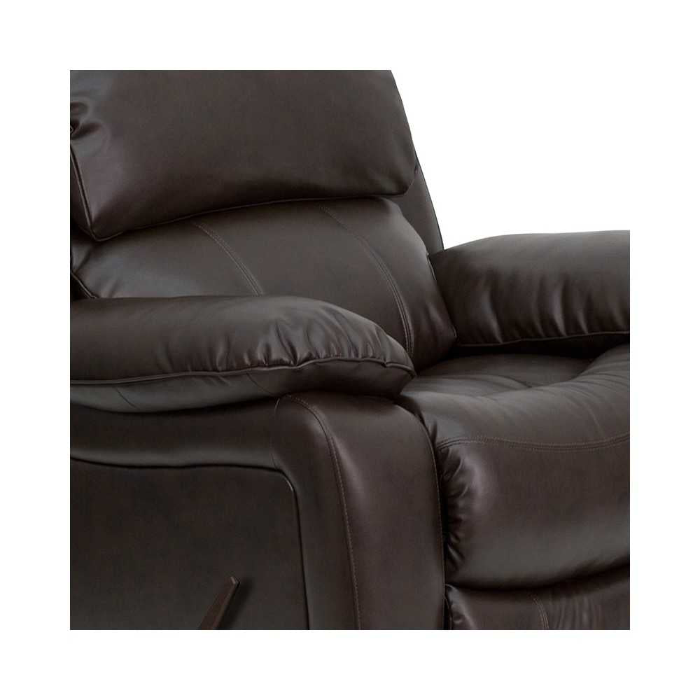 Brown LeatherSoft Rocker Recliner