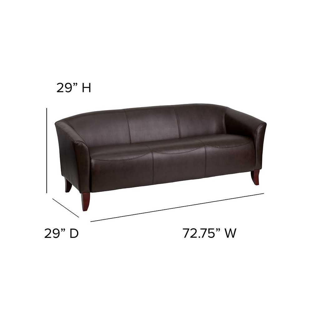 Brown LeatherSoft Sofa