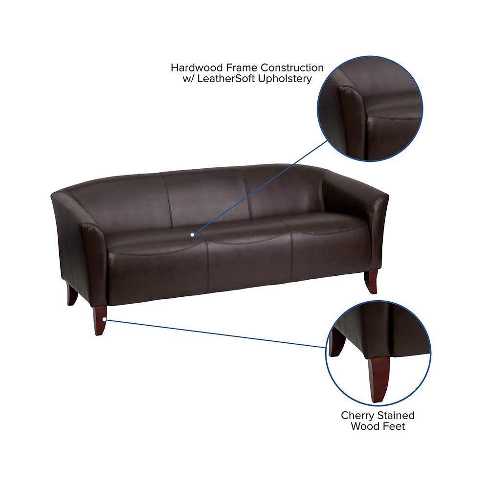 Brown LeatherSoft Sofa