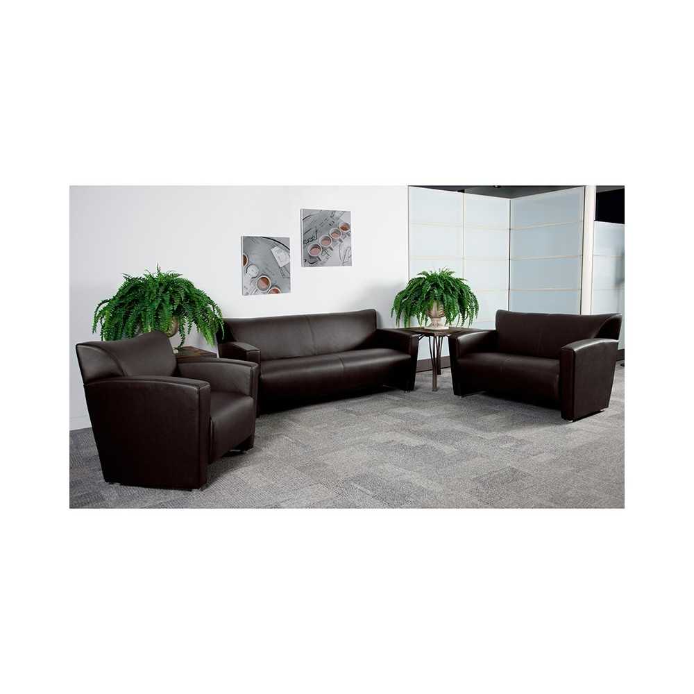 Brown LeatherSoft Sofa