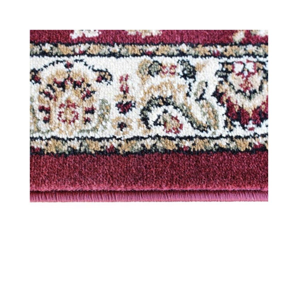 Burgundy 3x10 Persian Area Rug