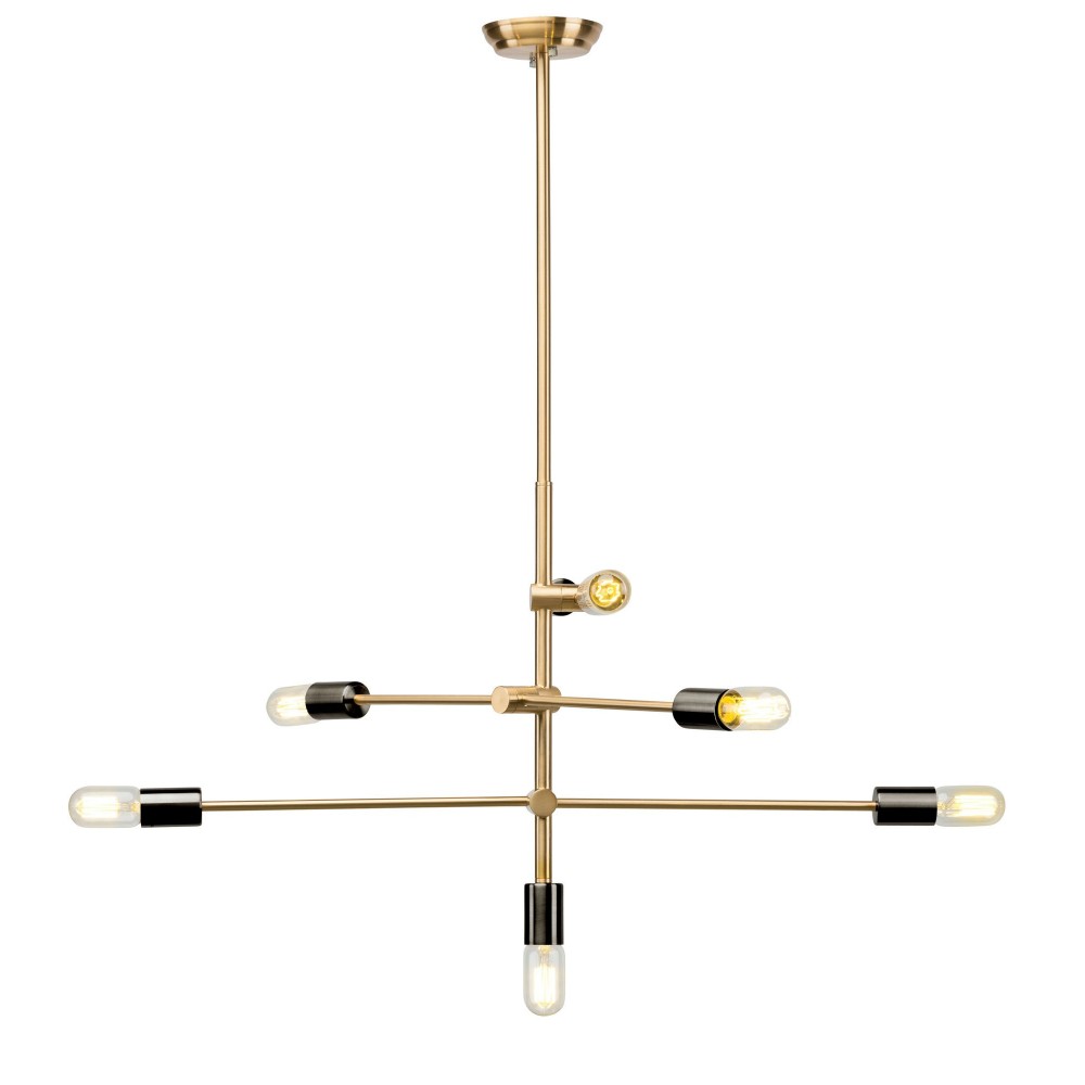 Byron Antique Brass Metal Pendant Lighting