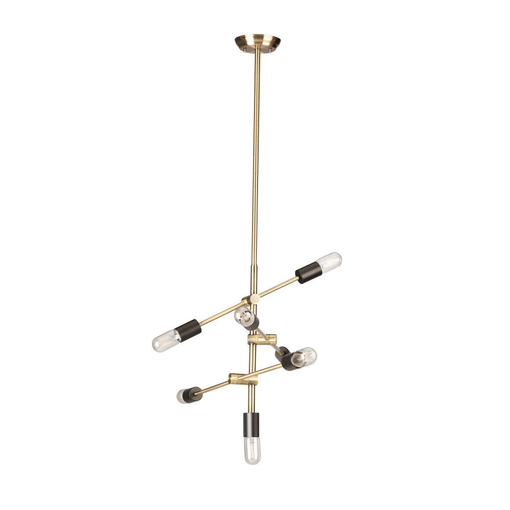 Byron Antique Brass Metal Pendant Lighting