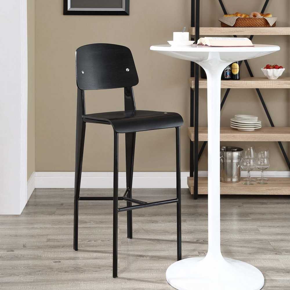 Cabin Bar Stool, Black Black