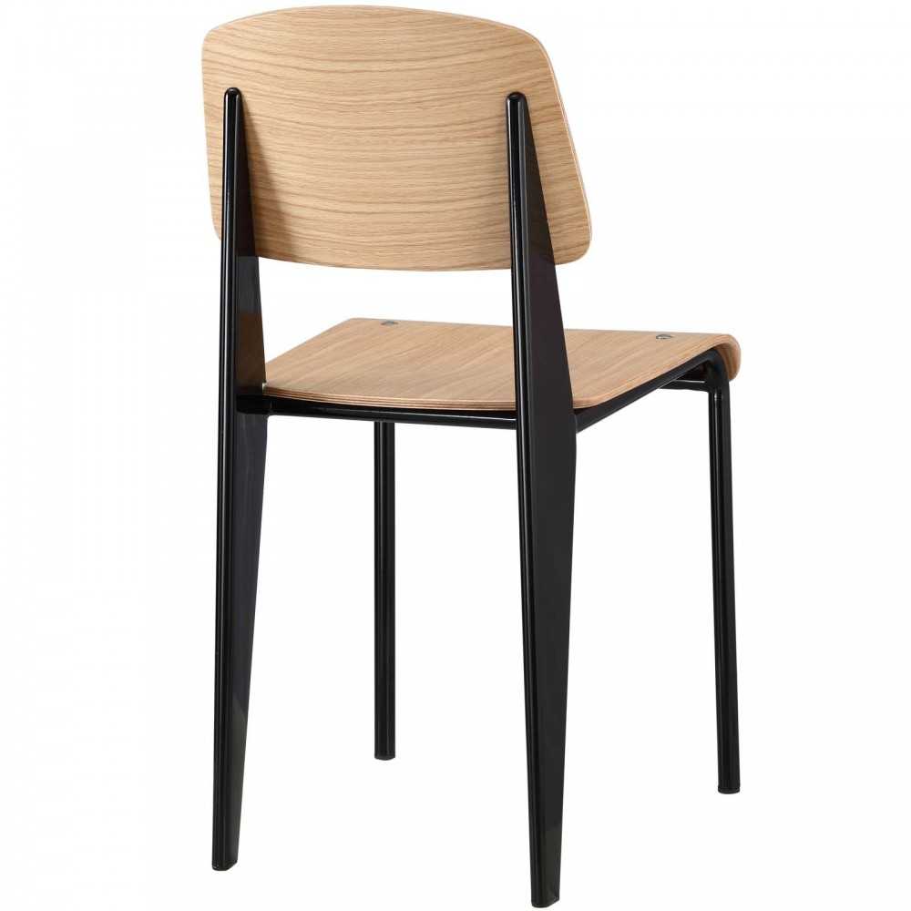 Cabin Dining Side Chair, Natural Black