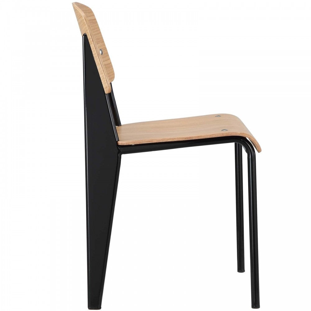 Cabin Dining Side Chair, Natural Black