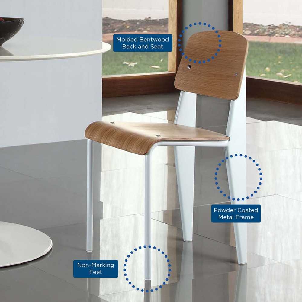 Cabin Dining Side Chair, Natural White