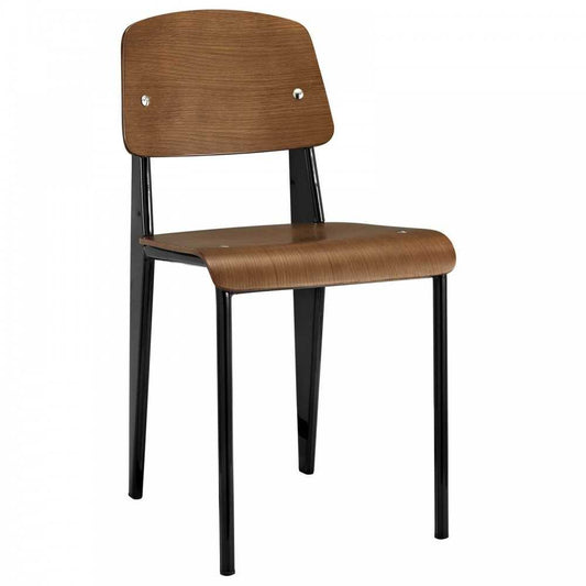 Cabin Dining Side Chair, Walnut Black