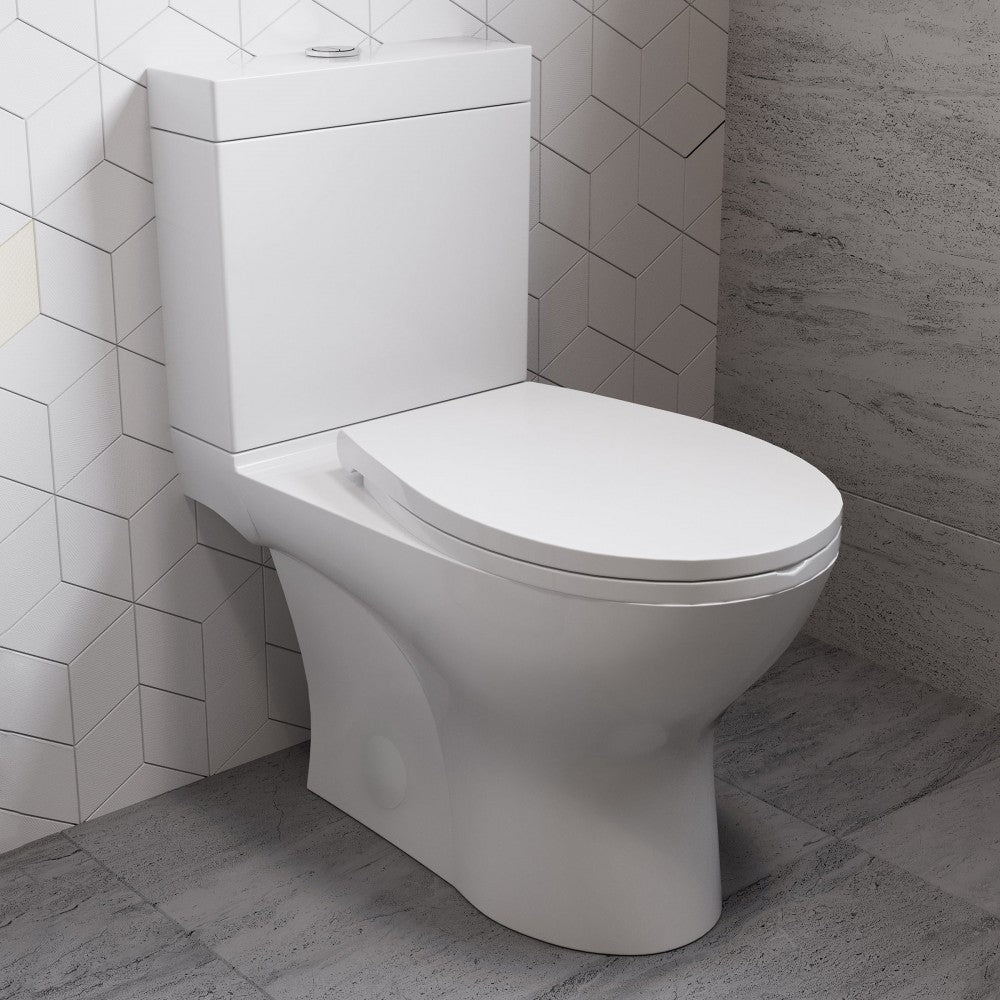 Cache Two-Piece Elongated Toilet Dual-Flush 1.1/1.6 gpf