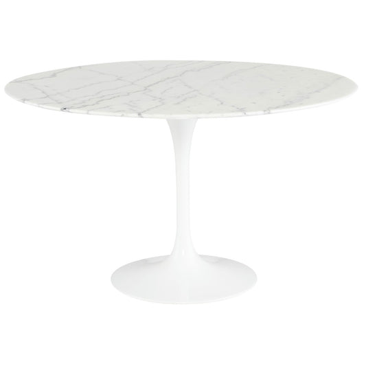 Cal White Stone Dining Table, HGEM855