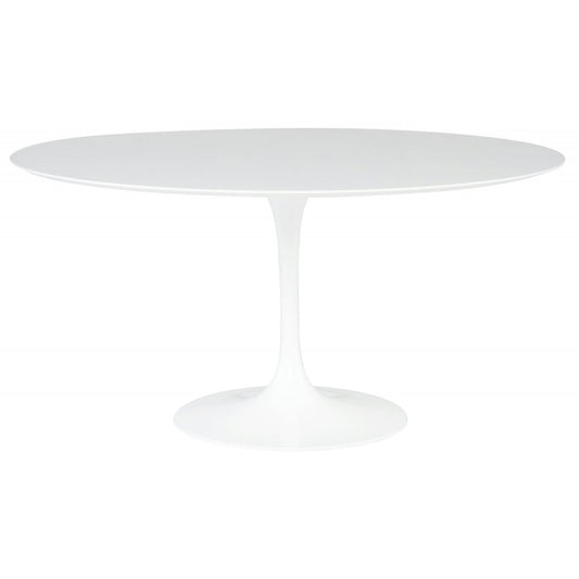 Cal White Wood Dining Table, HGEM861