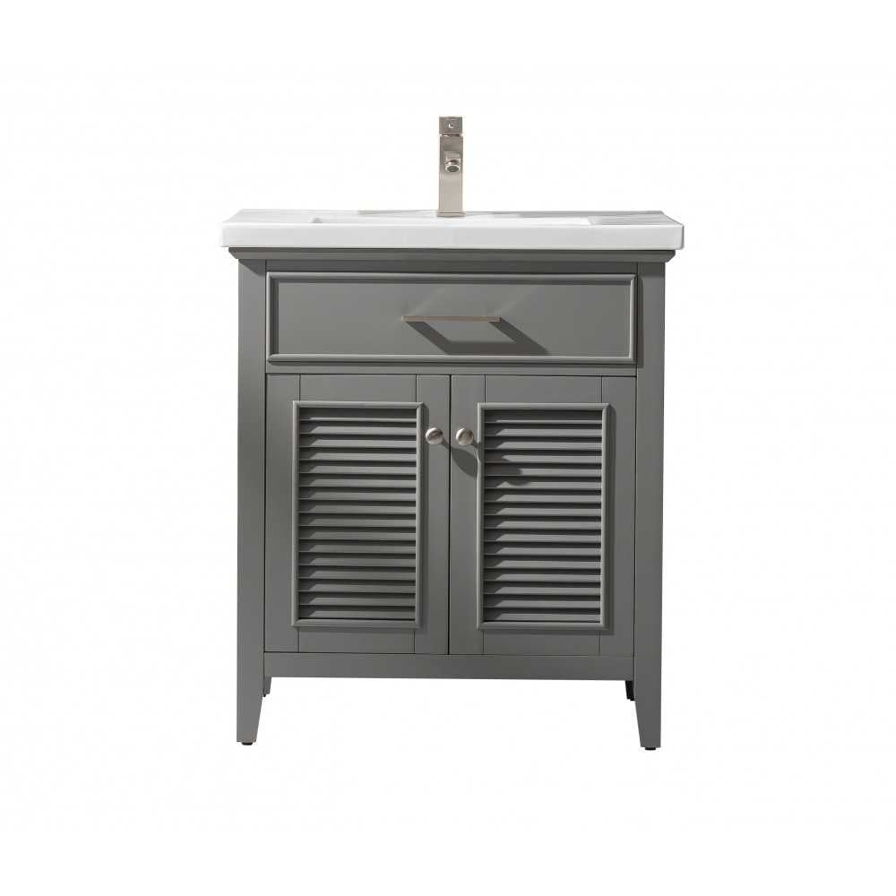 Cameron 30" Single Sink Vanity In Gray