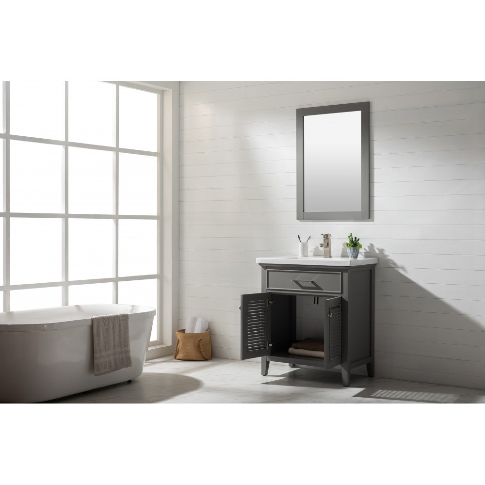 Cameron 30" Single Sink Vanity In Gray