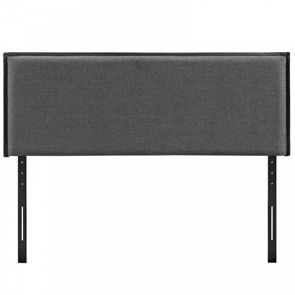 Camille King Upholstered Fabric Headboard