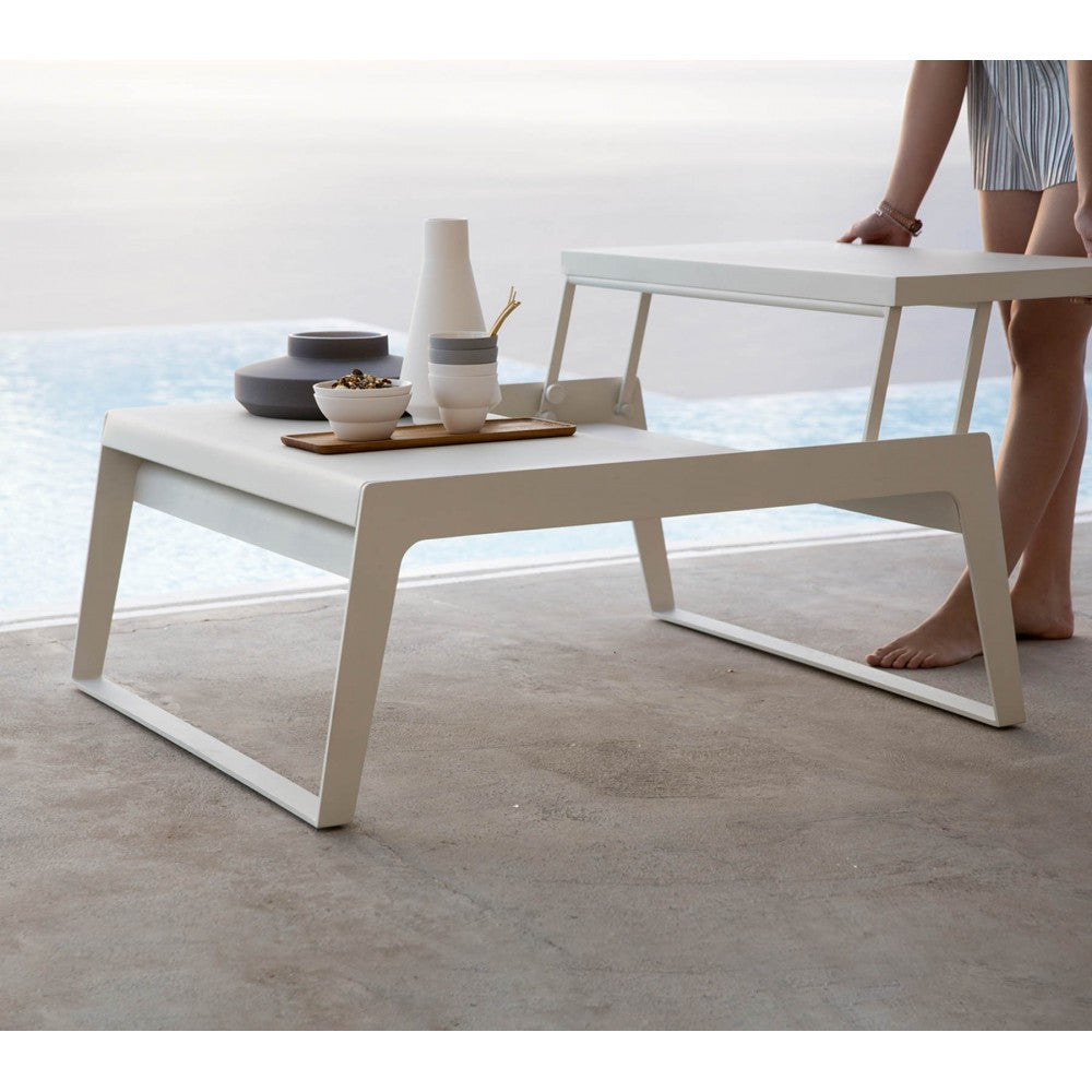 Cane-line Chill-out coffee table dual height double sided, 5024AW
