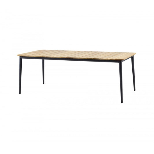 Cane-line Core dining table, 82.7 x 39.4 in , 5028ALT