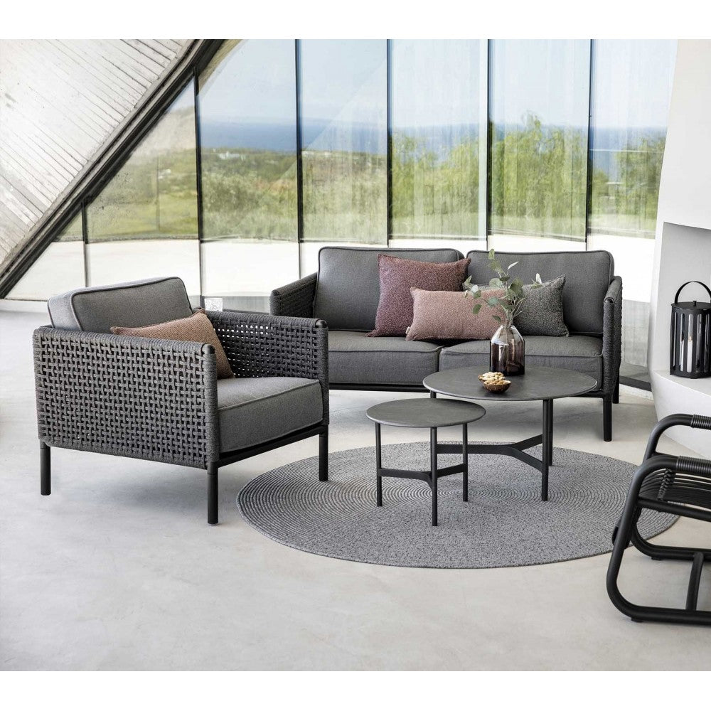 Cane-line Encore 2-seater sofa, 5571ALAIG