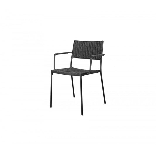 Cane-line Less armchair, stackable, set of 2, 11430ALRODG