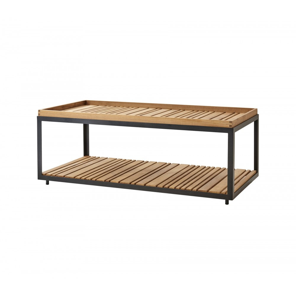 Cane-line Level coffee table base rect., 5009AL