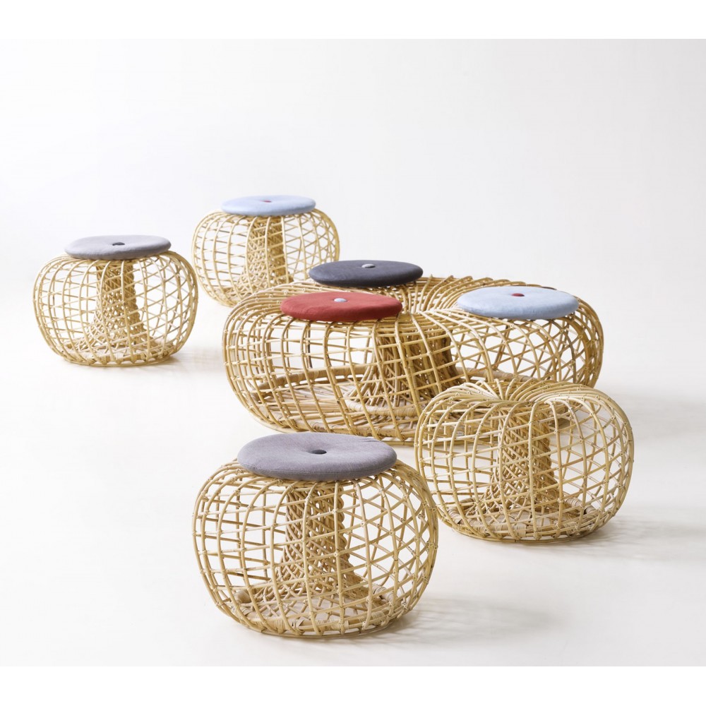 Cane-line Nest footstool small INDOOR, 7320RU