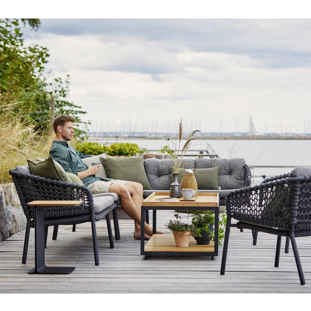 Cane-line Ocean lounge chair cushion set, 5427YN115