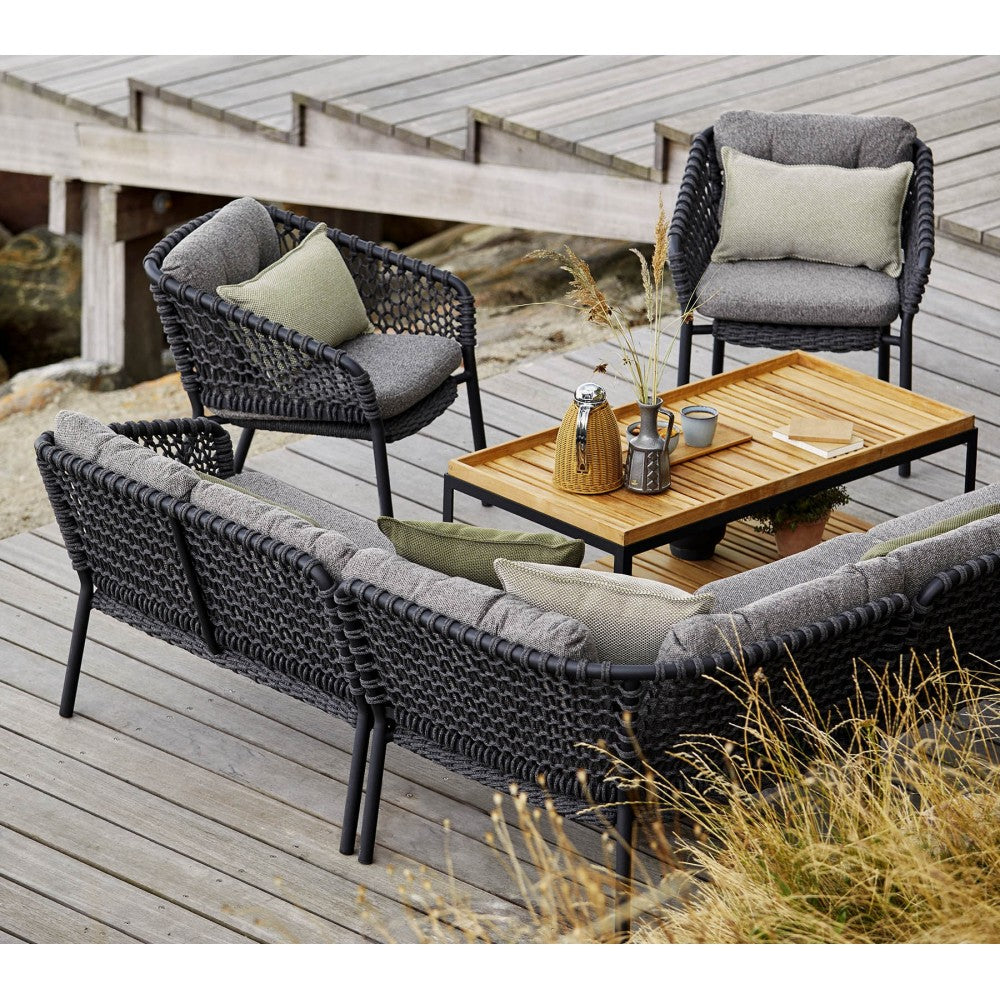 Cane-line Ocean lounge chair cushion set, 5427YN115