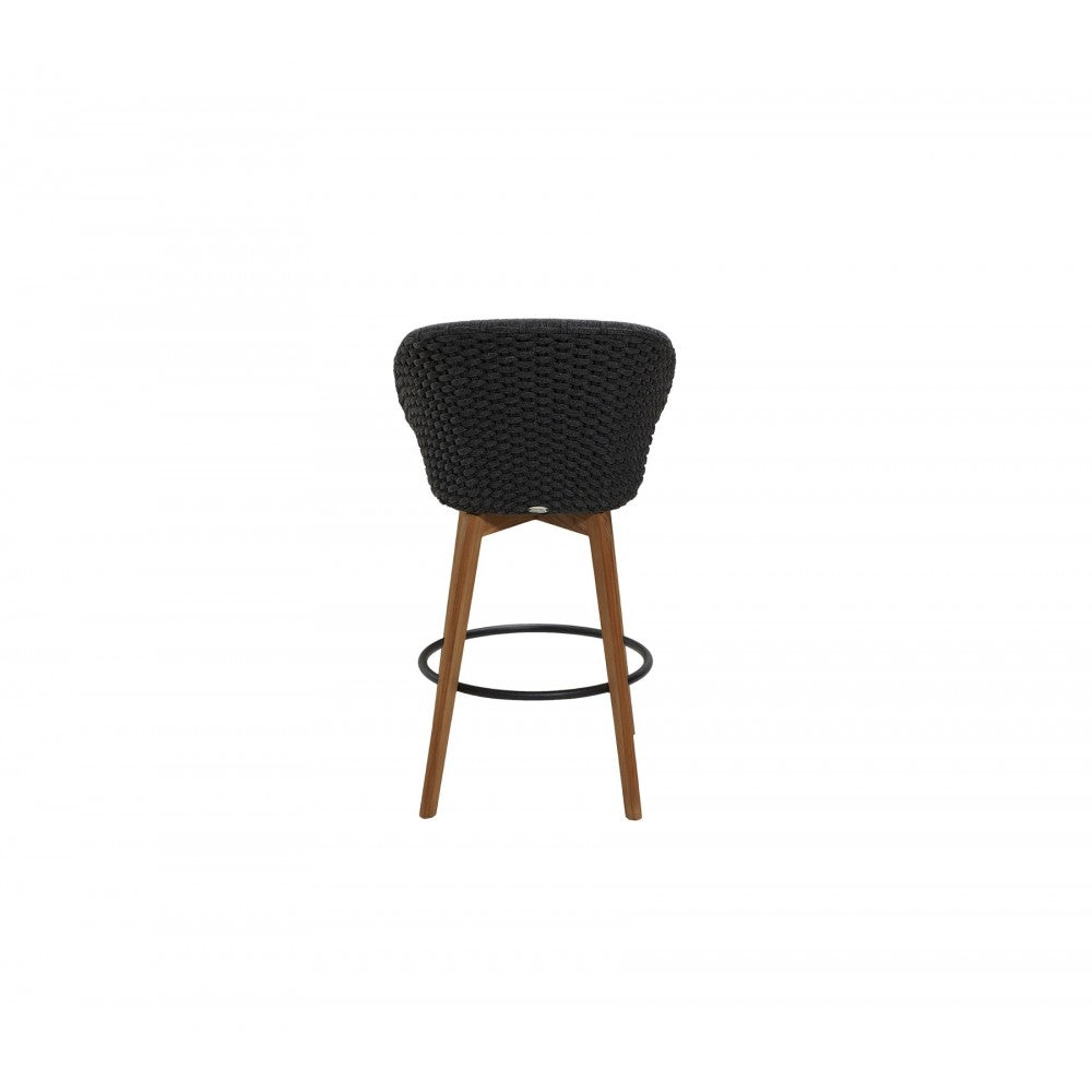 Cane-line Peacock bar chair w/teak legs, 5455RODGT