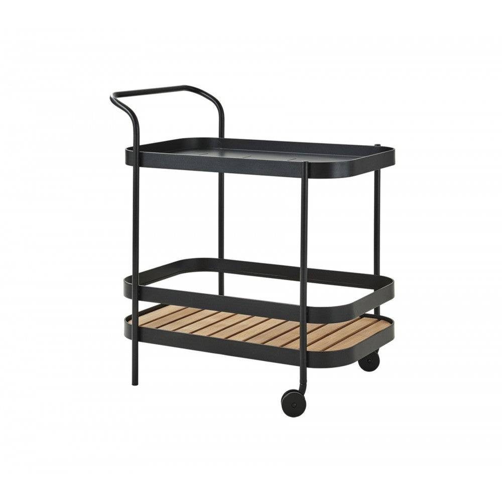 Cane-line Roll bar trolley incl. teak table top, 5102AL