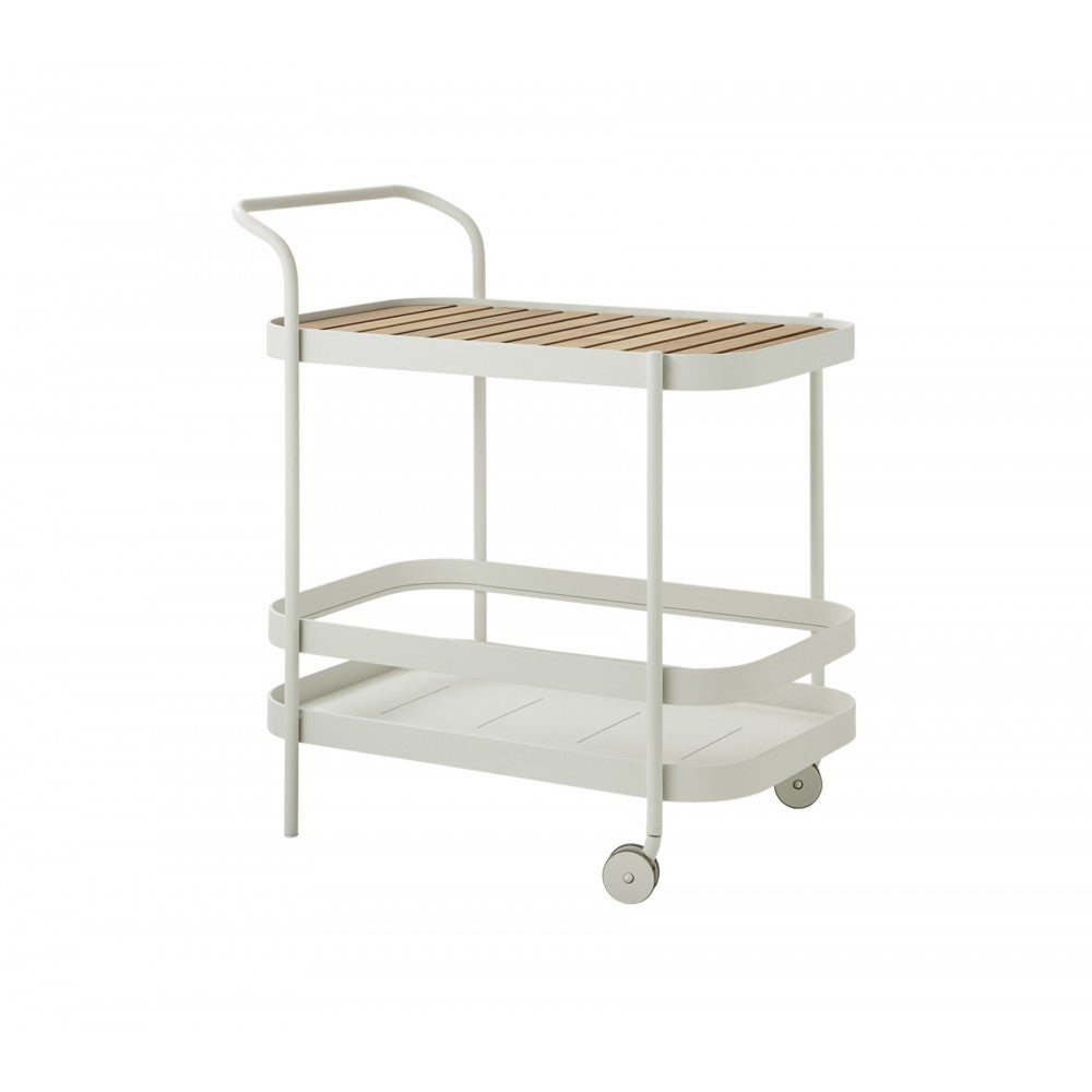 Cane-line Roll bar trolley incl. teak table top, 5102AW