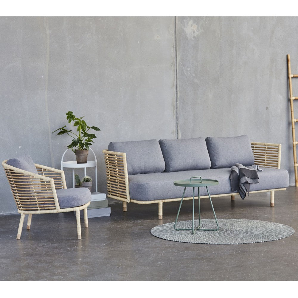 Cane-line Sense/Moments 3-seater sofa cushion set INDOOR, 7543Y126