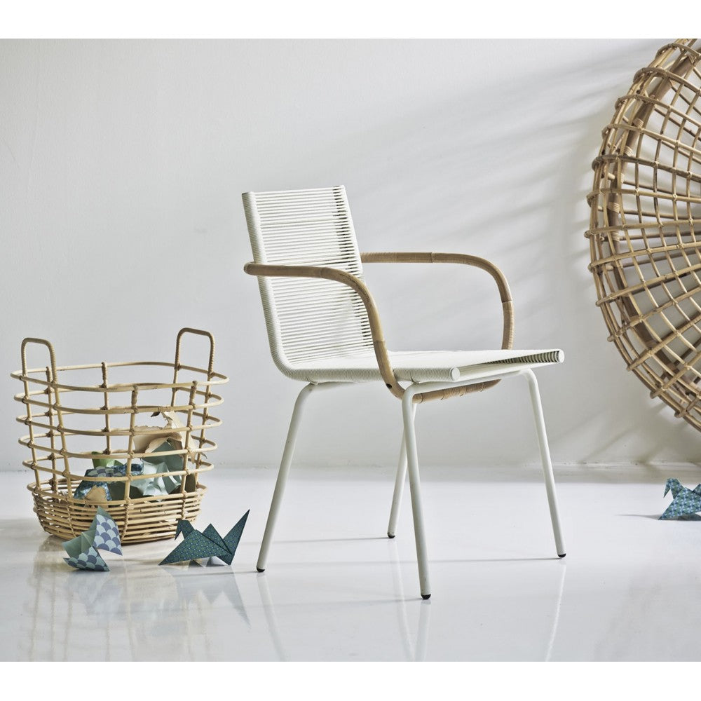 Cane-line Sidd armchair, rattan, stackable INDOOR, 7424RWW
