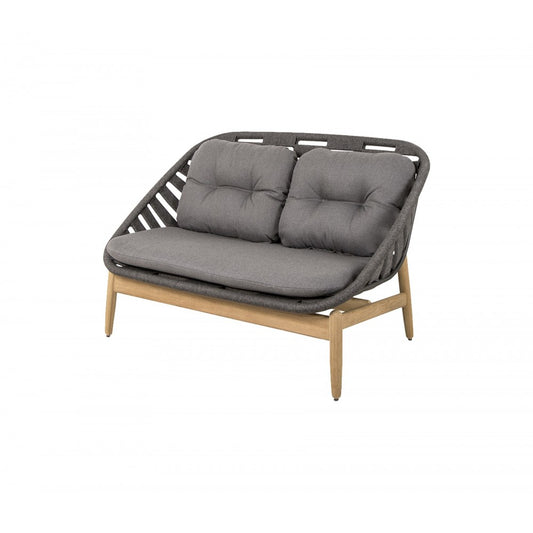 Cane-line Strington 2-seater sofa w/teak frame, 55020RODGAITGT