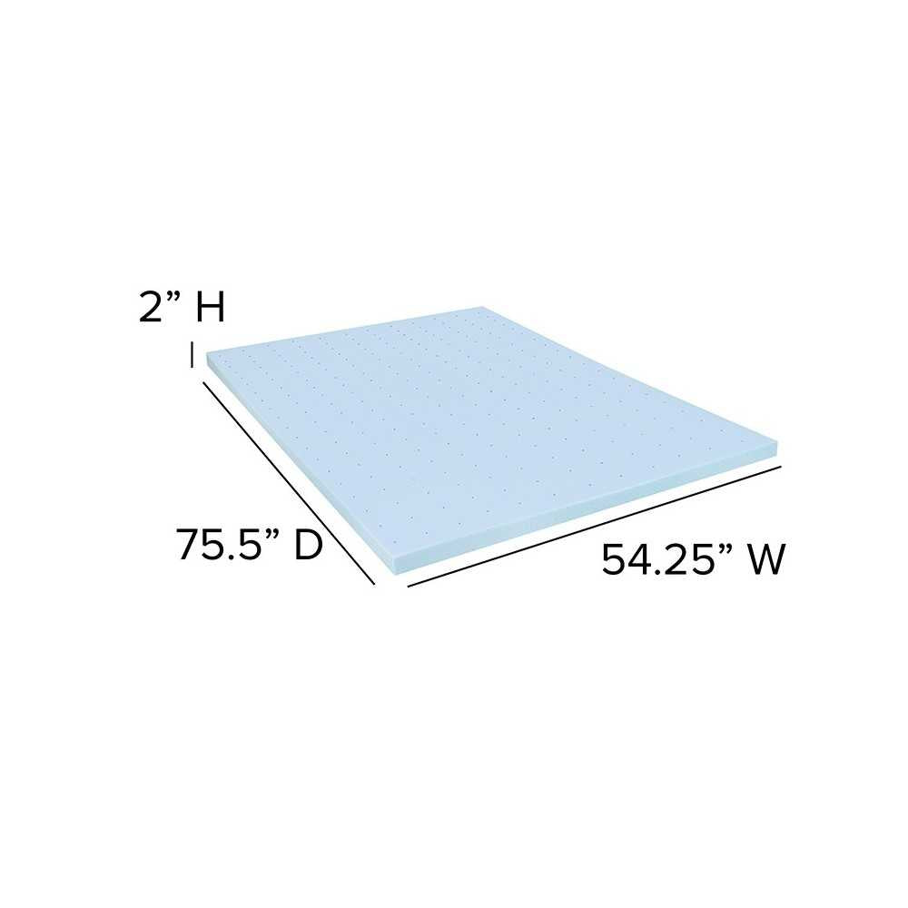 Capri Comfortable Sleep Full 12 Inch CertiPUR-US Certified Foam Pocket Spring Mattress & 2 inch Gel Memory Foam Topper Bundle