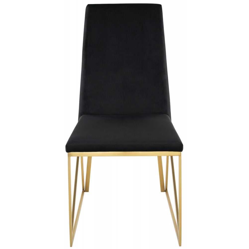 Caprice Black Fabric Dining Chair, HGTB588