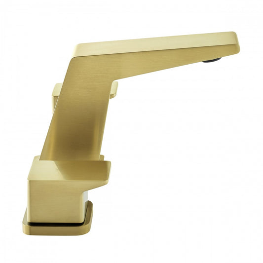 Carre 8 in. Widespread, 2-Handle, Bathroom Faucet in Brushed Gold