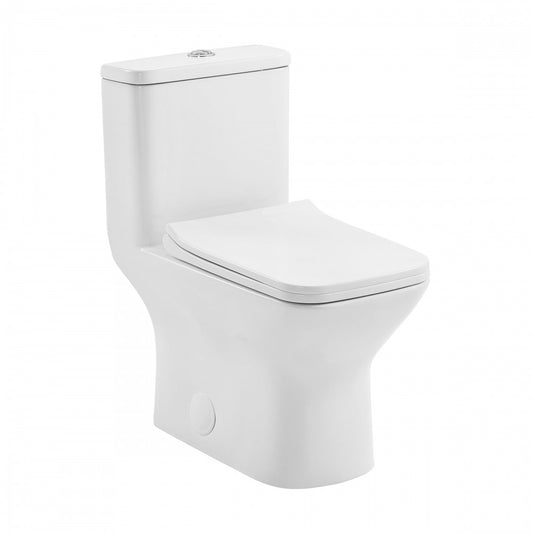 Carre One-Piece Elongated Toilet Dual-Flush 1.1/1.6 gpf with 10" Rough-In