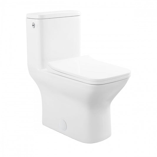 Carre One-Piece Square Toilet Dual-Flush 1.1/1.6 gpf, Touchless