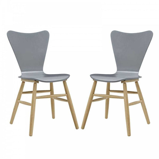 Cascade Dining Chair Set of 2, Gray