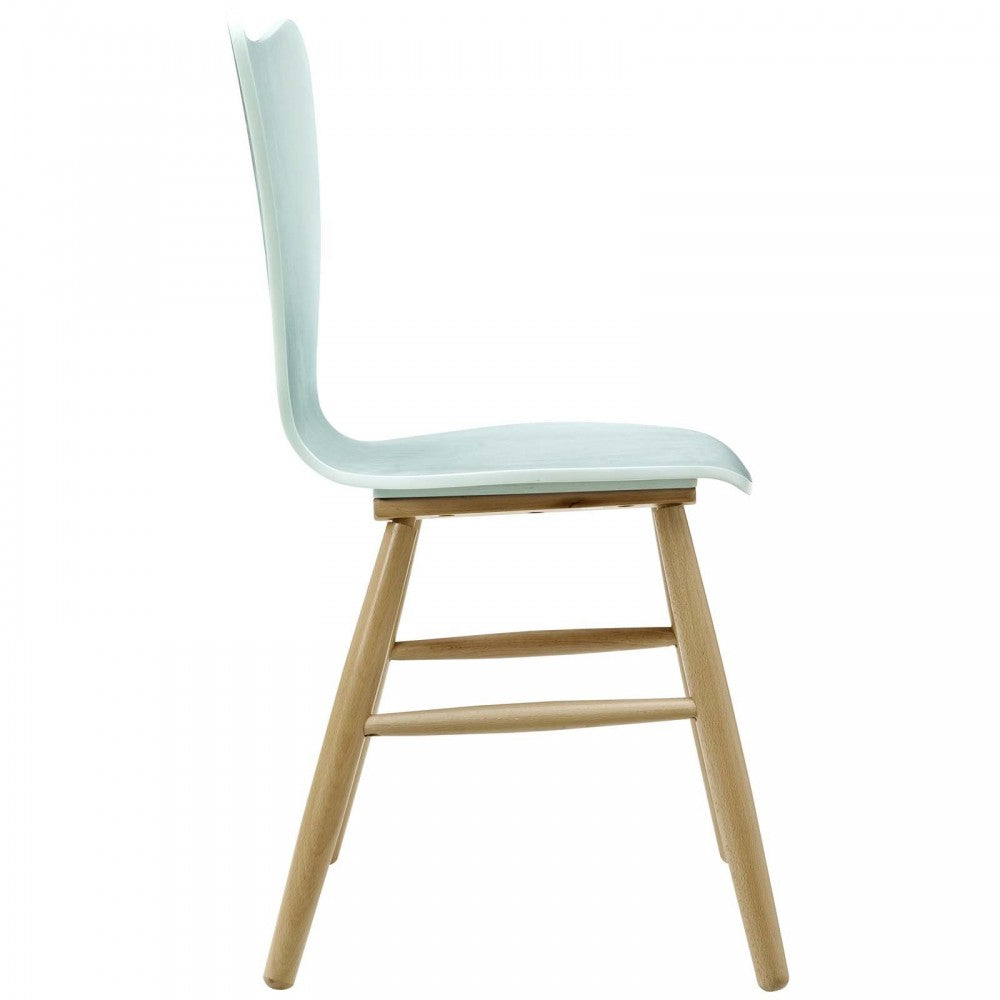Cascade Dining Chair Set of 2, Light Blue