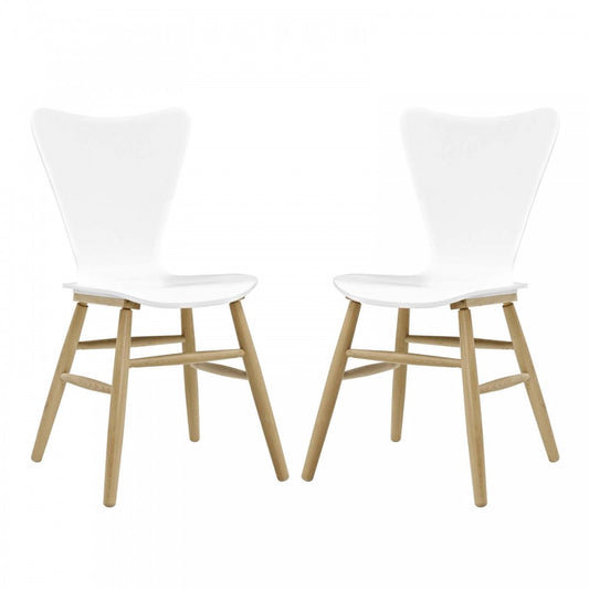 Cascade Dining Chair Set of 2, White