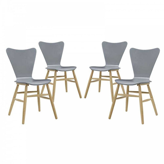 Cascade Dining Chair Set of 4, Gray