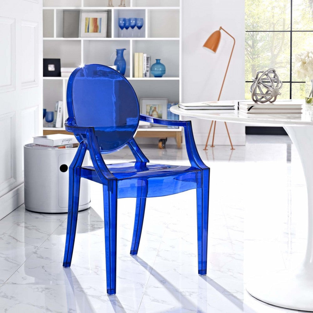 Casper Dining Armchair, Blue