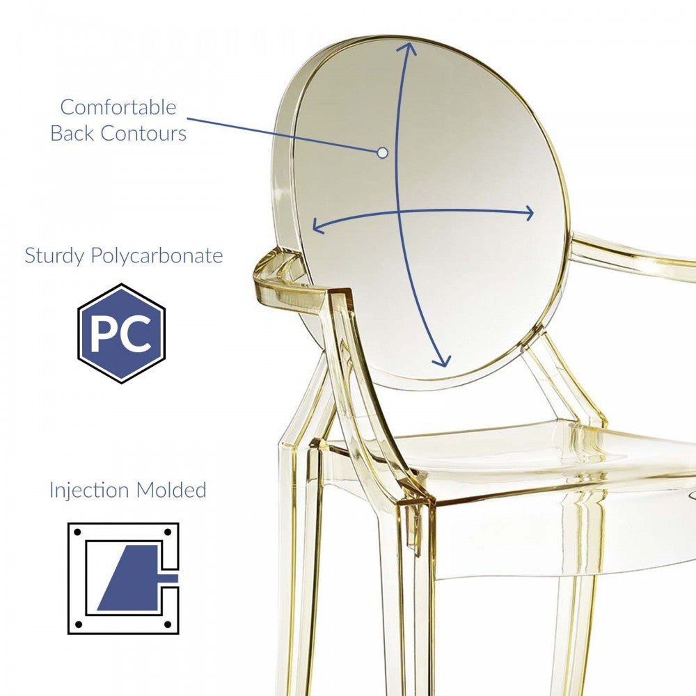 Casper Dining Armchair, Yellow