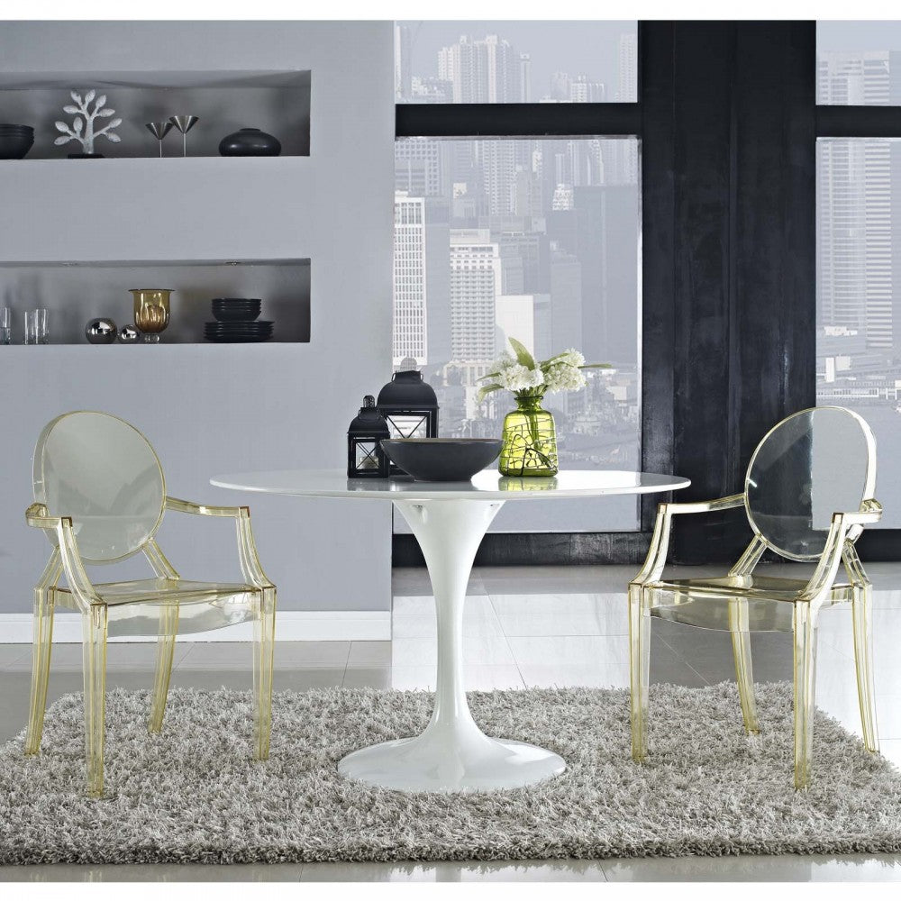 Casper Dining Armchair, Yellow